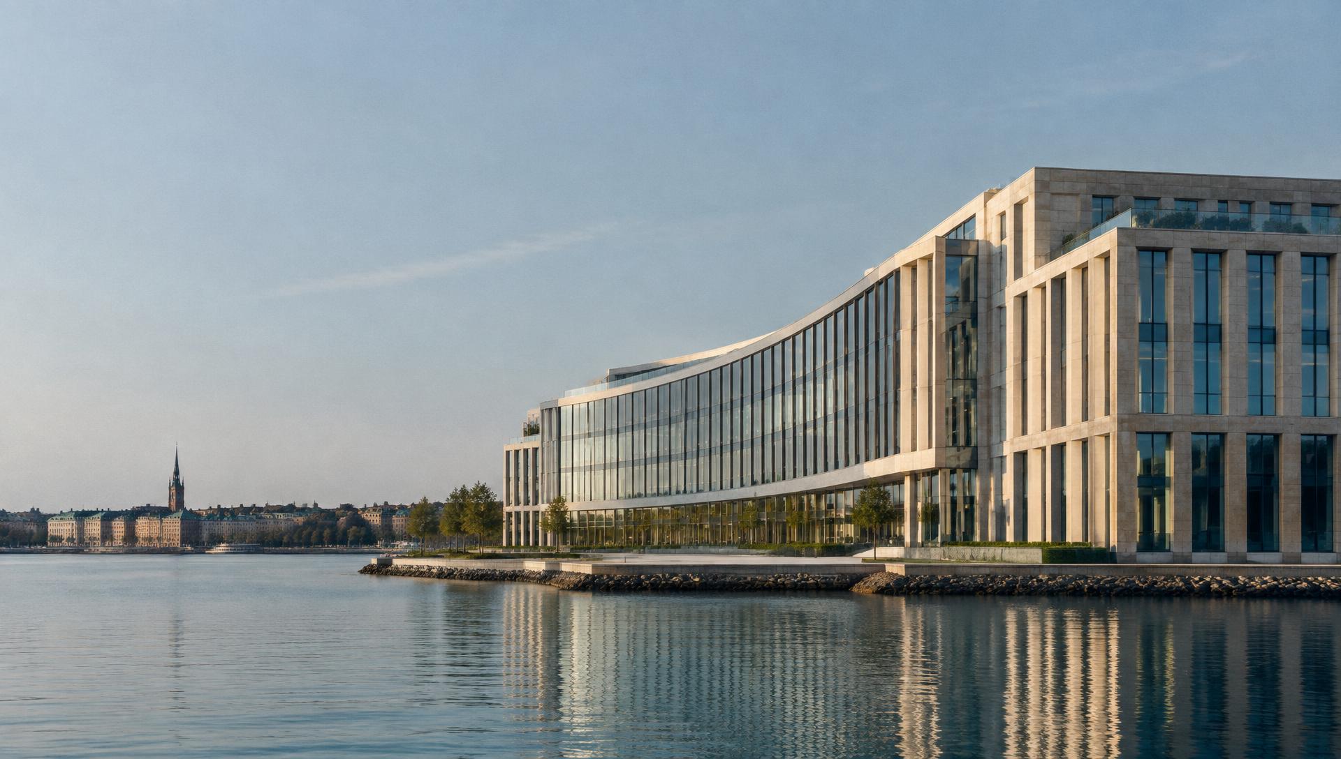 Contemporary Scandinavian waterfront architecture